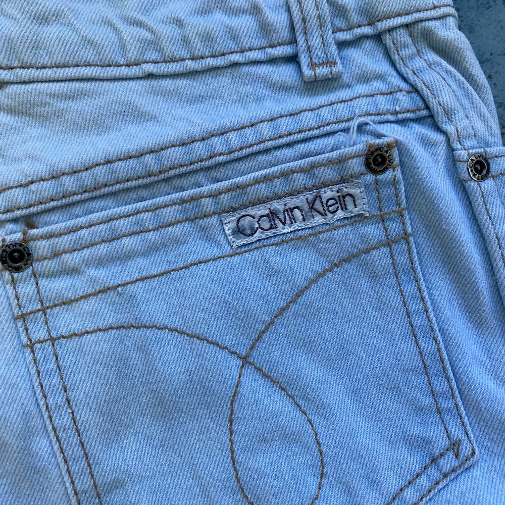 Calvin Klein Light Blue Straight Leg Jeans
